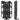Carry Cage Rack - Three Hole Mount, Black