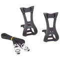 Toe Clips & Straps Set