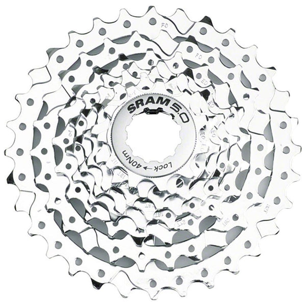SRAM PG-850 Cassette - 8 Speed, 11-32t, Silver