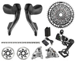 SRAM RED XPLR AXS Gravel Groupset - Black, 1 x 13 Speed,  10-46T, E1