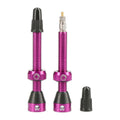 Tubolight Tubeless Valve Set - 50mm, Deep Purple