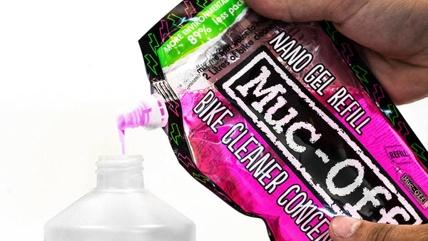 Muc-Off Nano Tech Bike Cleaner Concentrate Pouch - 500ml – Sierra Bicycle  Supply