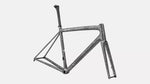 2023 Specialized S-Works Aethos Frameset - Satin Silver Pearl - Black Pearl Organic Color Run / Brushed Liquid Silver