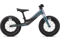 Specialized Hotwalk Carbon - Kids Bike - Satin Carbon / Chameleon Oil Tint 50% Over Dream Silver / Black