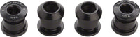 Wolf Tooth Set of 4 Chainring Bolts for 1x use, Dual Hex Fittings, Black