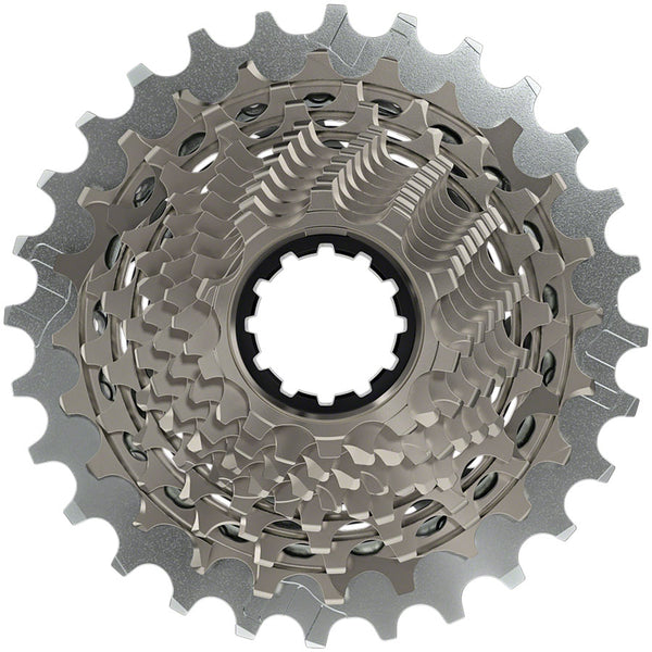 SRAM RED AXS XG-1290 Cassette - 12 Speed, 10-33t, Silver, For XDR Driver Body, D1