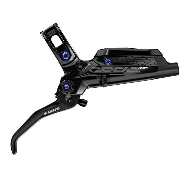 SRAM Code RSC Disc Brake and Lever - Front, Hydraulic, Post Mount, Black with Rainbow Hardware, A1