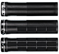 Deity Components Knuckleduster MTB Grips - Black / Lock-on