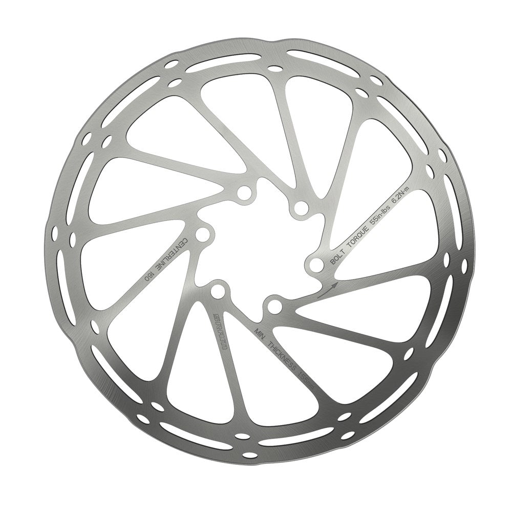 SRAM HS2 Disc Brake Rotor - 180mm, Center Lock, Rounded